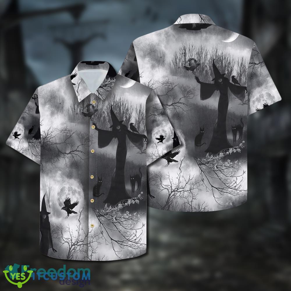 Halloween Grey Wicked Fog Witch Hawaiian Shirt Gift For Men Women - Halloween Grey Wicked Fog Witch Hawaiian Shirt Gift For Men Women