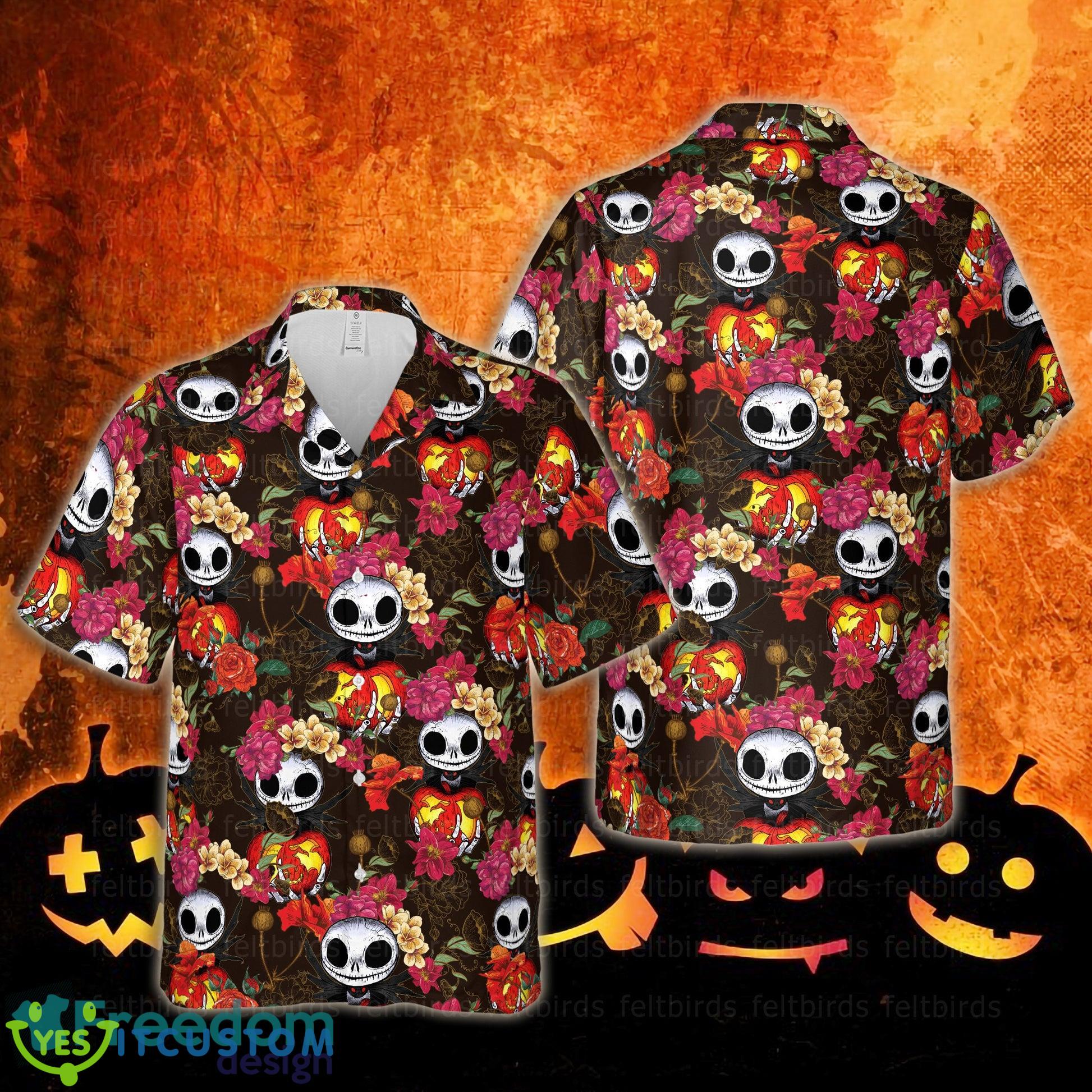 Halloween Nightmare Before Christmas Quirky Hawaiian Shirt Gift For Men Women - Halloween Nightmare Before Christmas Knitwear Hawaiian Shirt Gift For Men Women