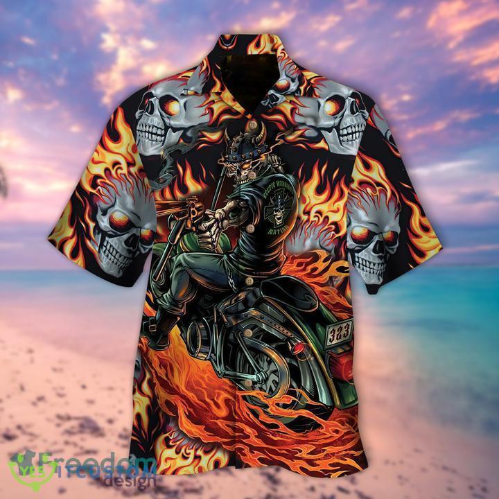 Halloween Skull Rider Hawaiian Shirt Gift For Men Women - Halloween Skull Rider Hawaiian Shirt Gift For Men Women