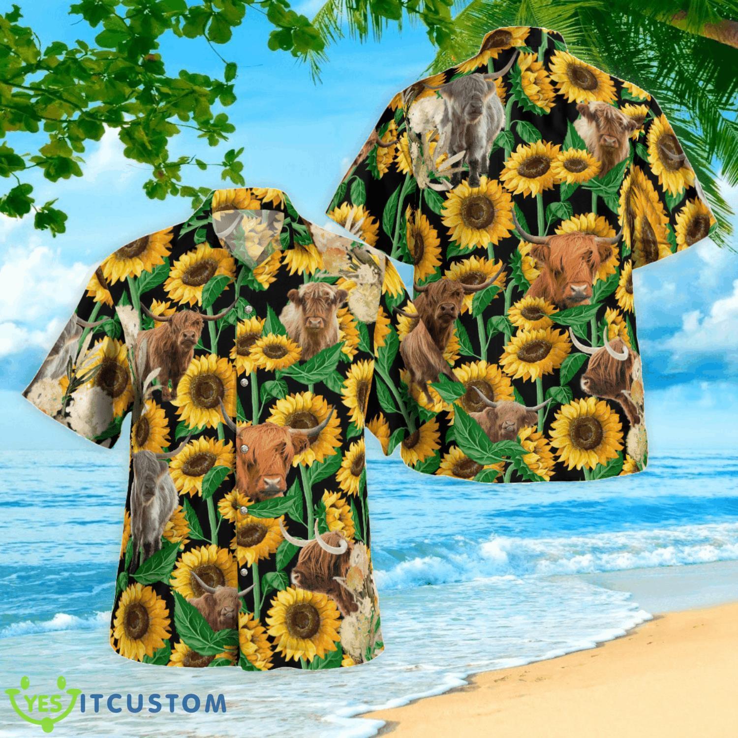 Highland Cattle Loves Hawaiian Shirt Summer Gift 3 Highland Cattle Loves Hawaiian Shirt Summer Gift Product Photo 3