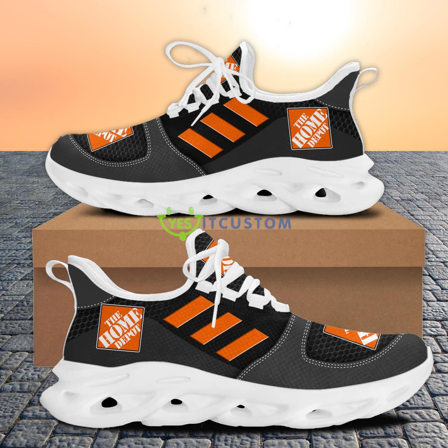 Home Depot Running Sneakers Max Soul Shoes Orange Striped Sport Gift For Men And Women 6 Home Depot Running Sneakers Max Soul Shoes Orange Striped Sport Gift For Men And Women Product Photo 2