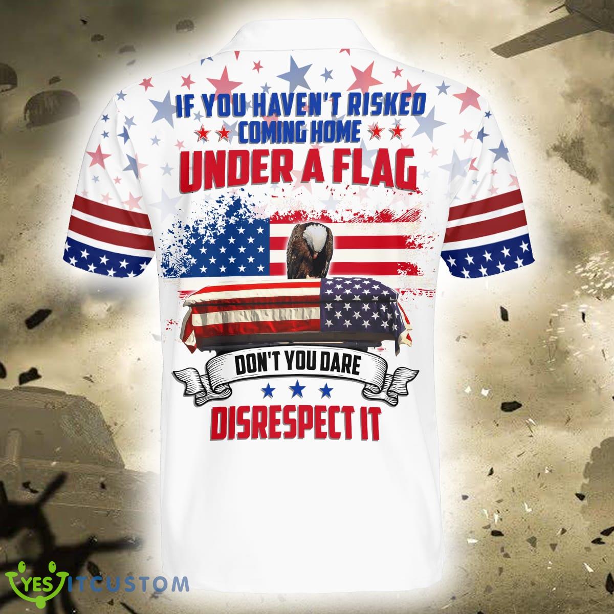 Independence Day Under A Flag Polo Shirt - Independence Day - Unisex Hawaiian Shirt - Short Style 8_12