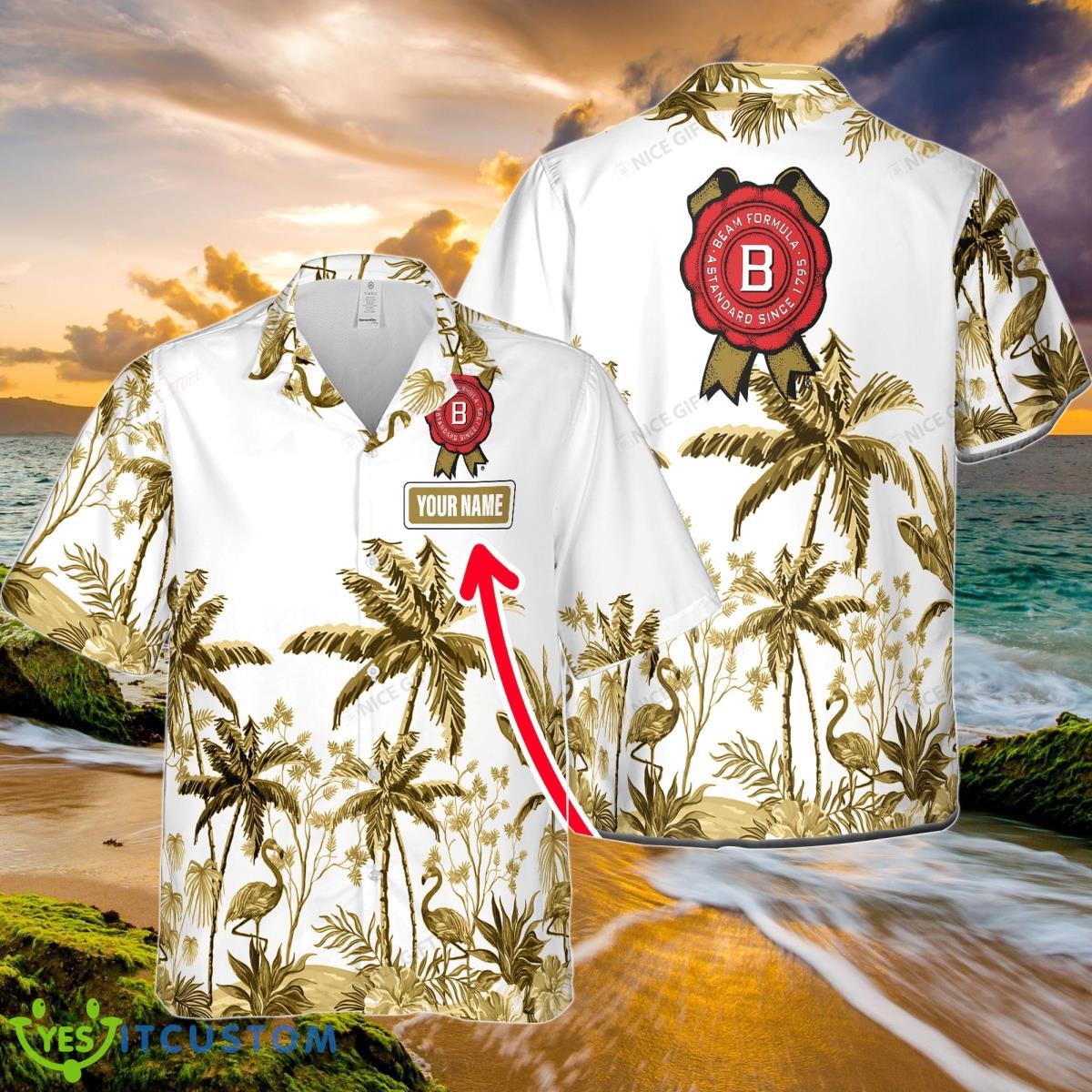 Jim Beam Custom Name Hawaiian Shirt Unique Gift For Men And Women Product Photo 1