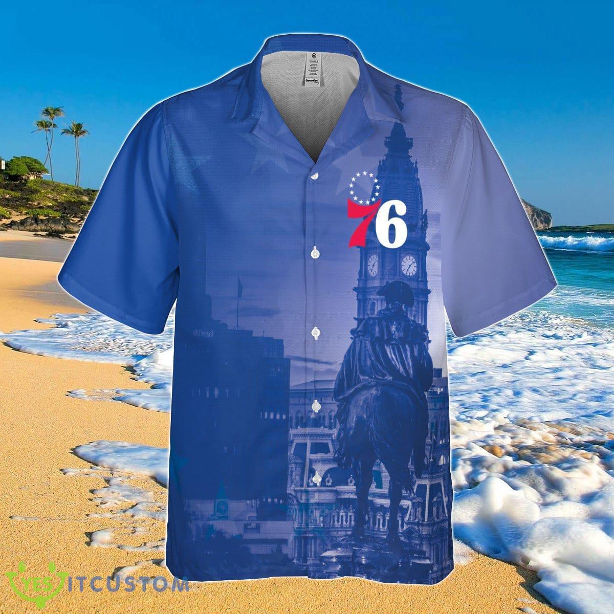 Joel Embiid Stars Player Philadelphia 76ers Print 3D Hawaiian Shirt Best Gift For Men And Women Product Photo 2