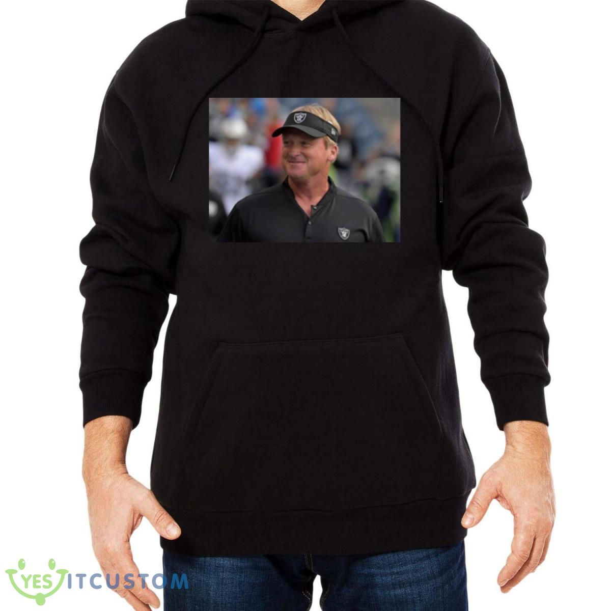 Jon Gruden The Legend Shirt 3 Jon Gruden The Legend Shirt - Men Black Hoodie