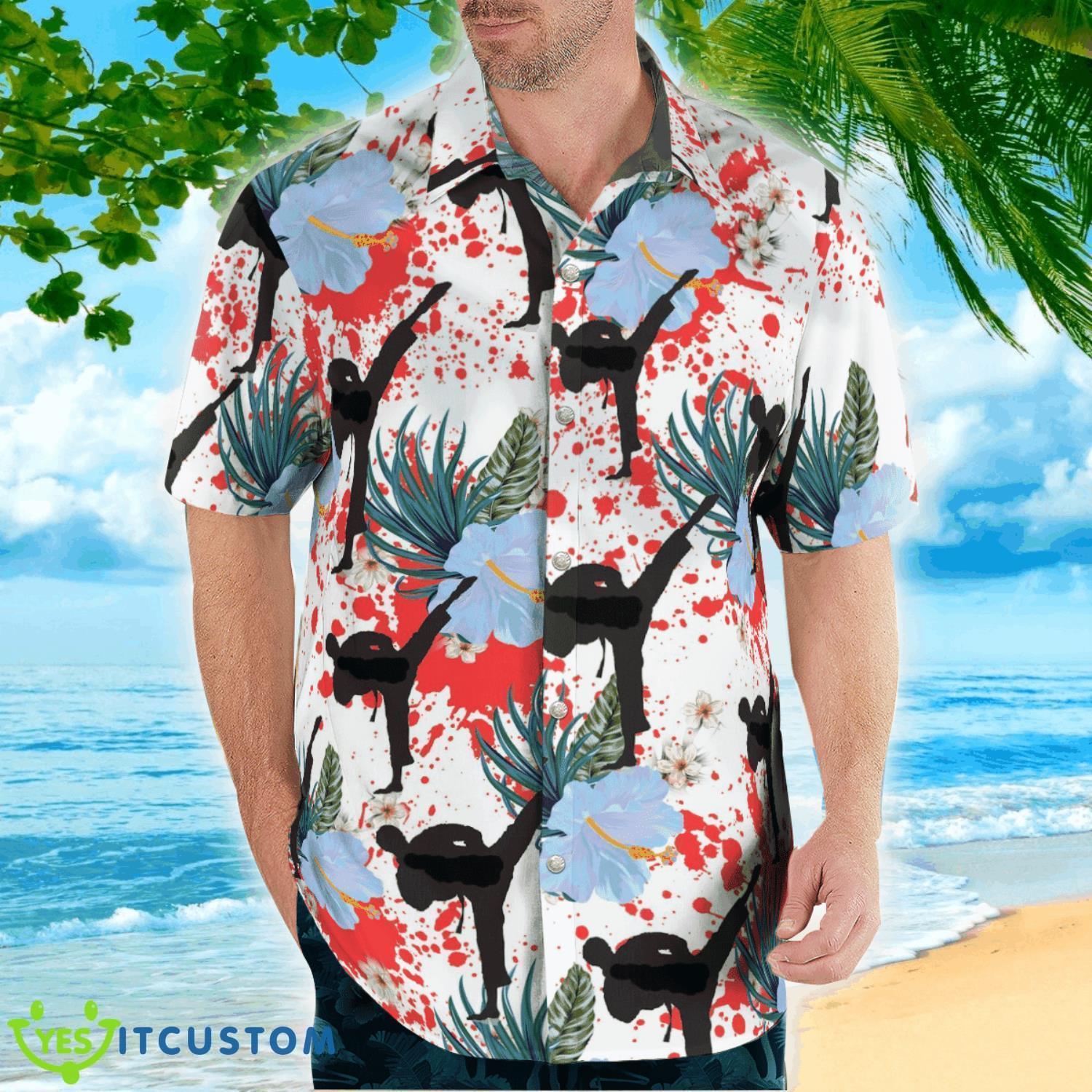 Karate Hawaiian Shirt Summer Gift Product Photo 2