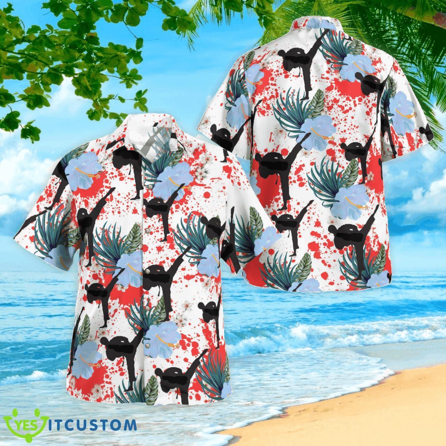 Karate Hawaiian Shirt Summer Gift 3 Karate Hawaiian Shirt Summer Gift Product Photo 3