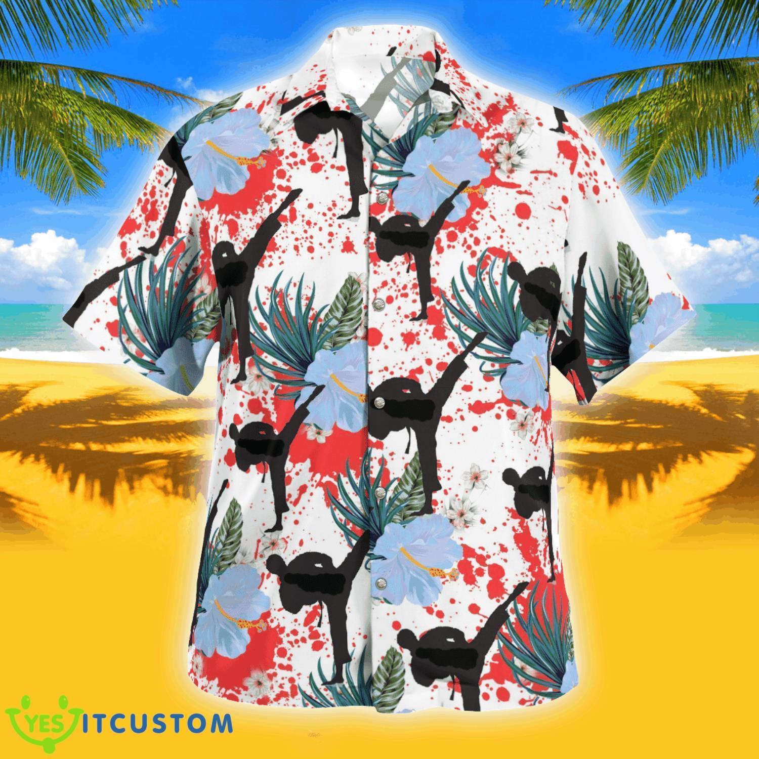 Karate Hawaiian Shirt Summer Gift Product Photo 1