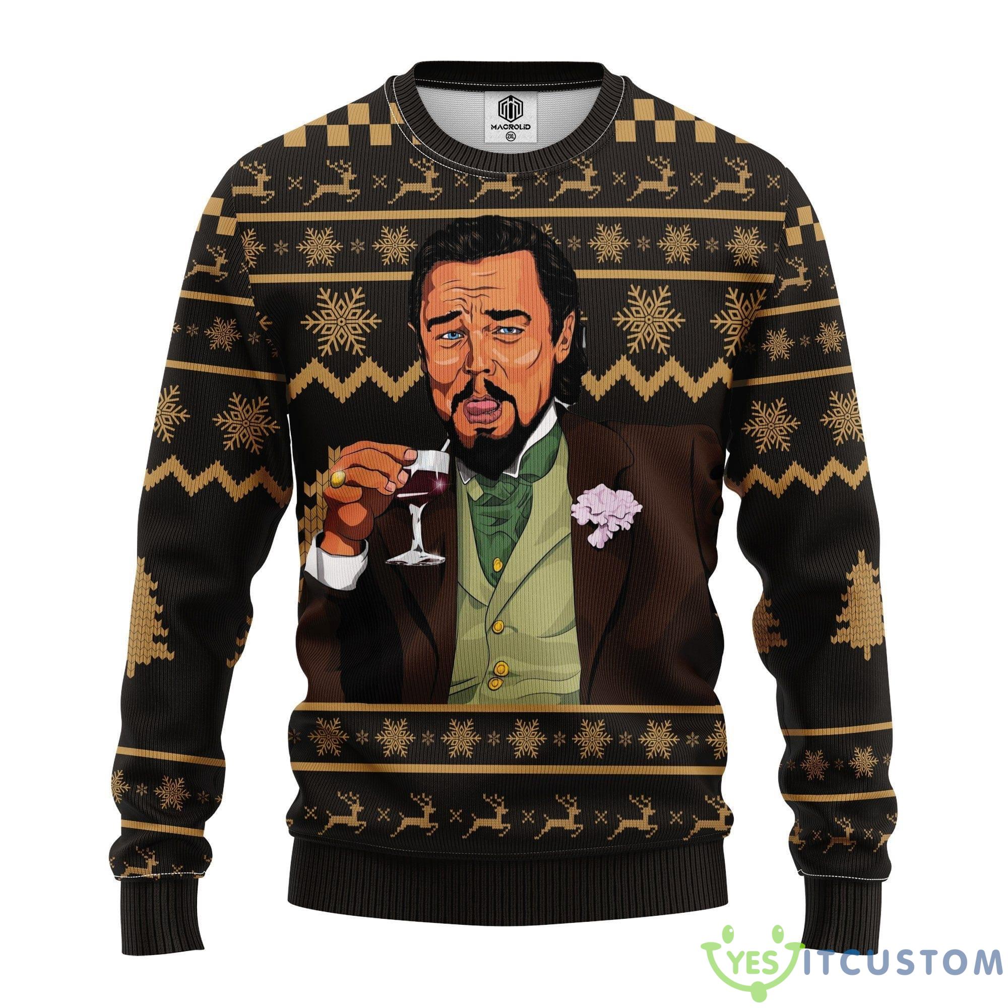 Leo Meme Funny Thanksgiving Women Mens Ugly Christmas Sweater - Leo Meme Funny Ugly Christmas Sweater Amazing Gift Idea Thanksgiving Gift_1