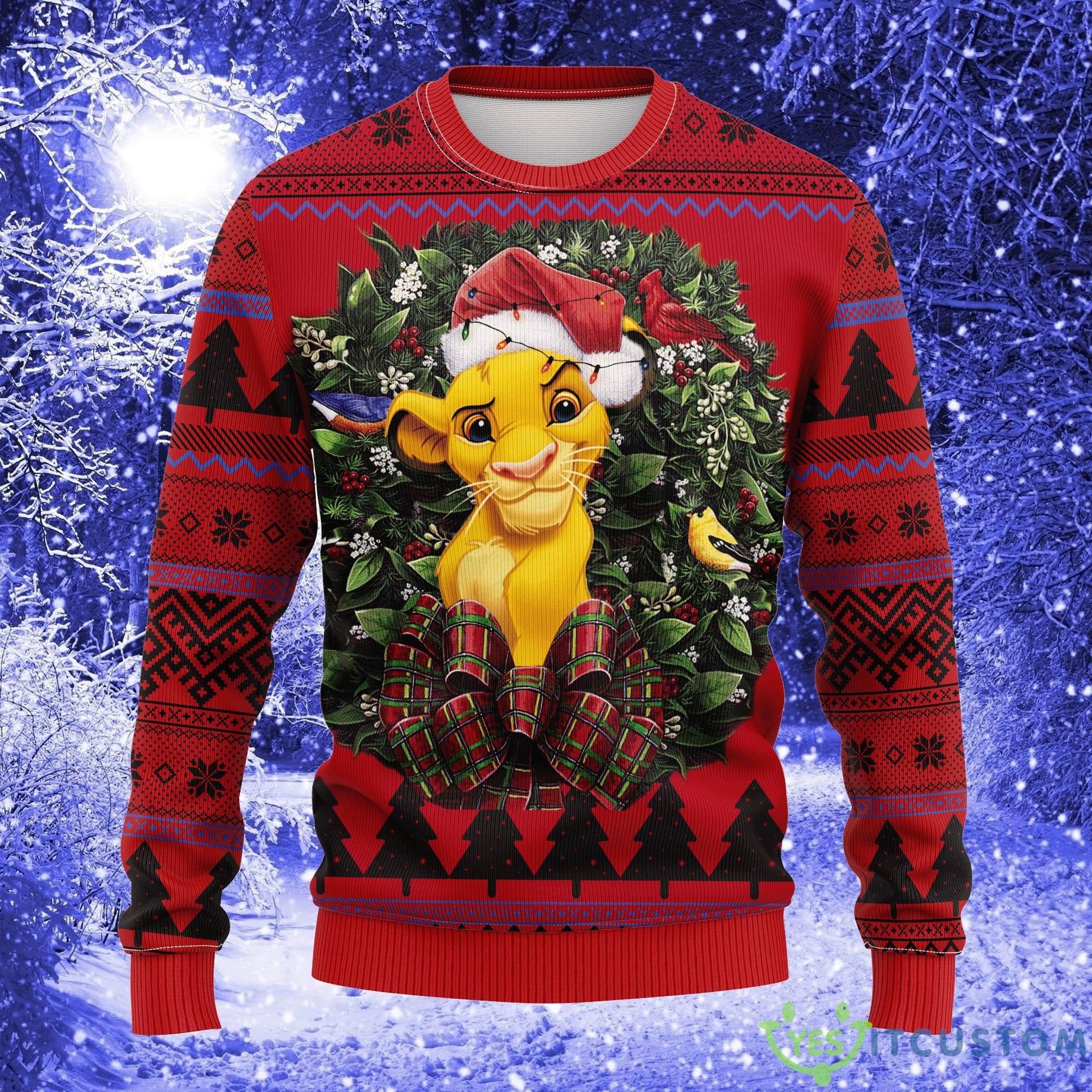 Lion King Noel Mc Thanksgiving Women Mens Ugly Christmas Sweater - Lion King Noel Mc Ugly Christmas Sweater Thanksgiving Gift_1