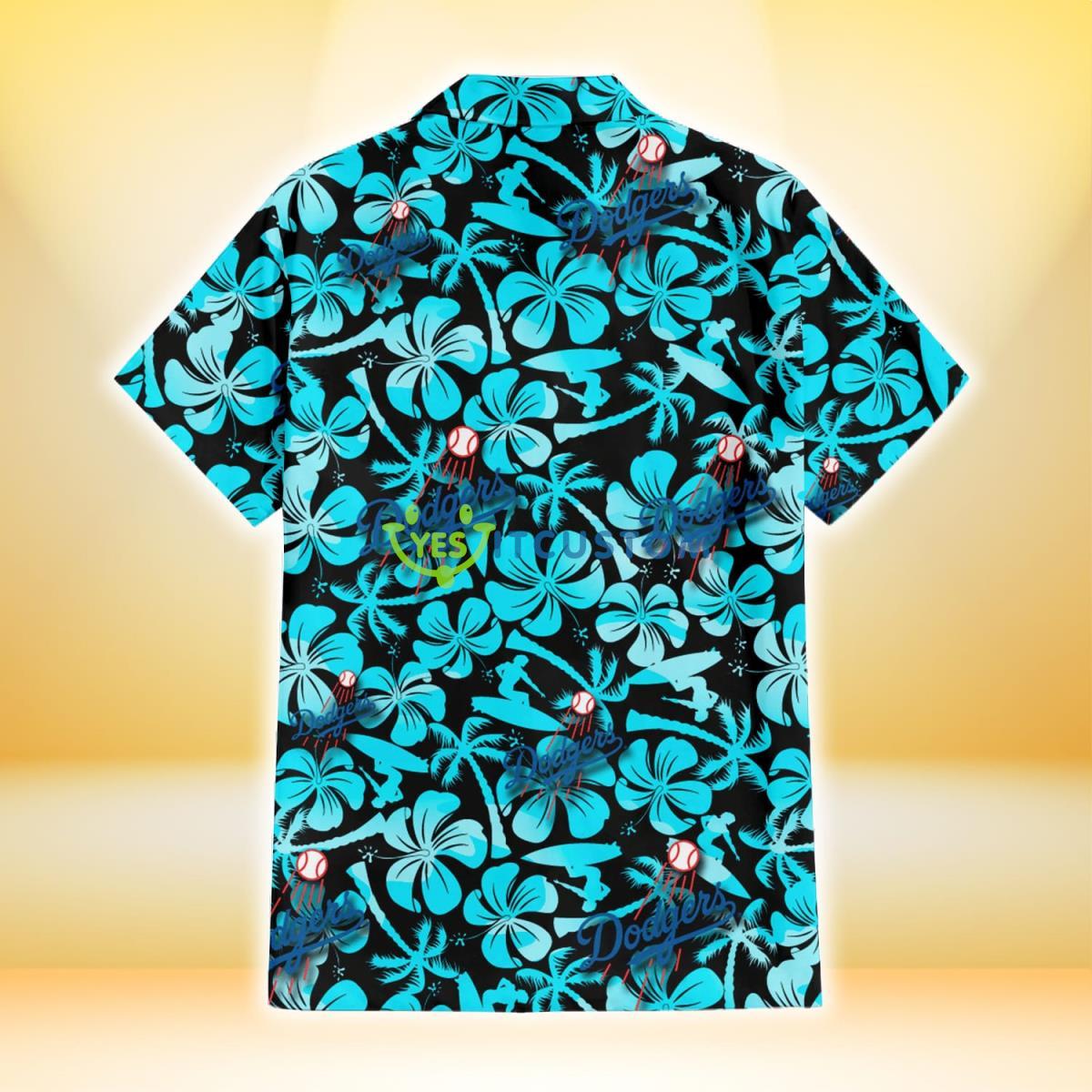 Los Angeles Dodgers Blue Hibiscus Blue Coconut Tree Black Background 3D Hawaiian Shirt Gift For Fans Gift For Fans 3 Los Angeles Dodgers Blue Hibiscus Blue Coconut Tree Black Background 3D Hawaiian Shirt Gift For Fans Gift For Fans Product Photo 3