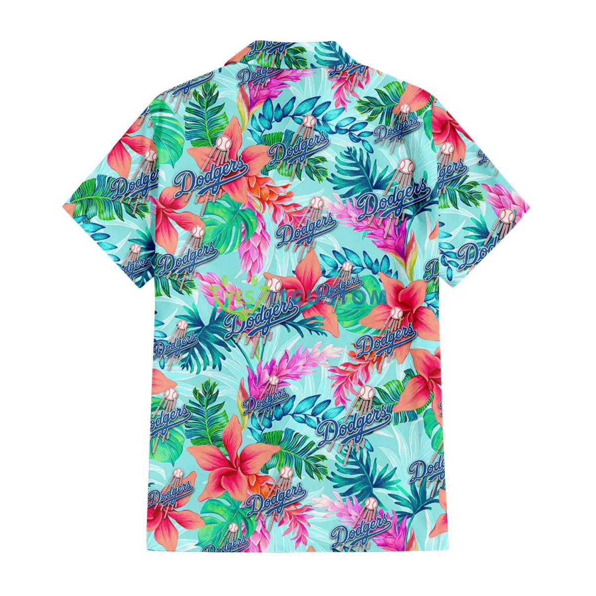 Los Angeles Dodgers Coral Porcelain Flower Violet Orchid Light Blue Background 3D Hawaiian Shirt Gift For Fans Gift For Fans 3 Los Angeles Dodgers Coral Porcelain Flower Violet Orchid Light Blue Background 3D Hawaiian Shirt Gift For Fans Gift For Fans Product Photo 3