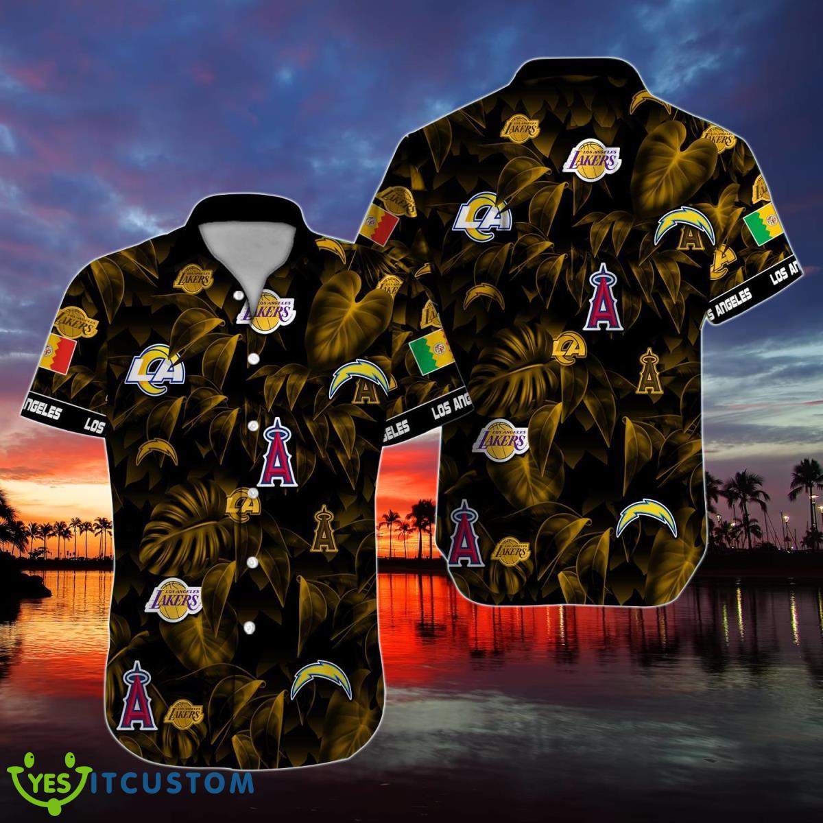 Los Angeles Hawaii Shirt Sport Teams Best Gift Product Photo 1
