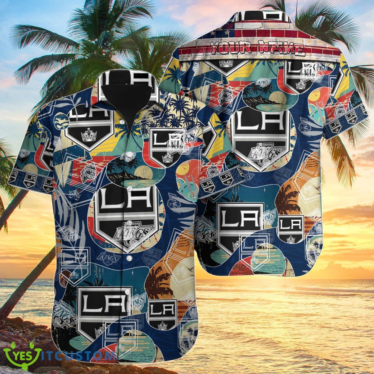 Los Angeles Kings Custom Name Hawaiian Shirt Best Gift For Men And Women Product Photo 1