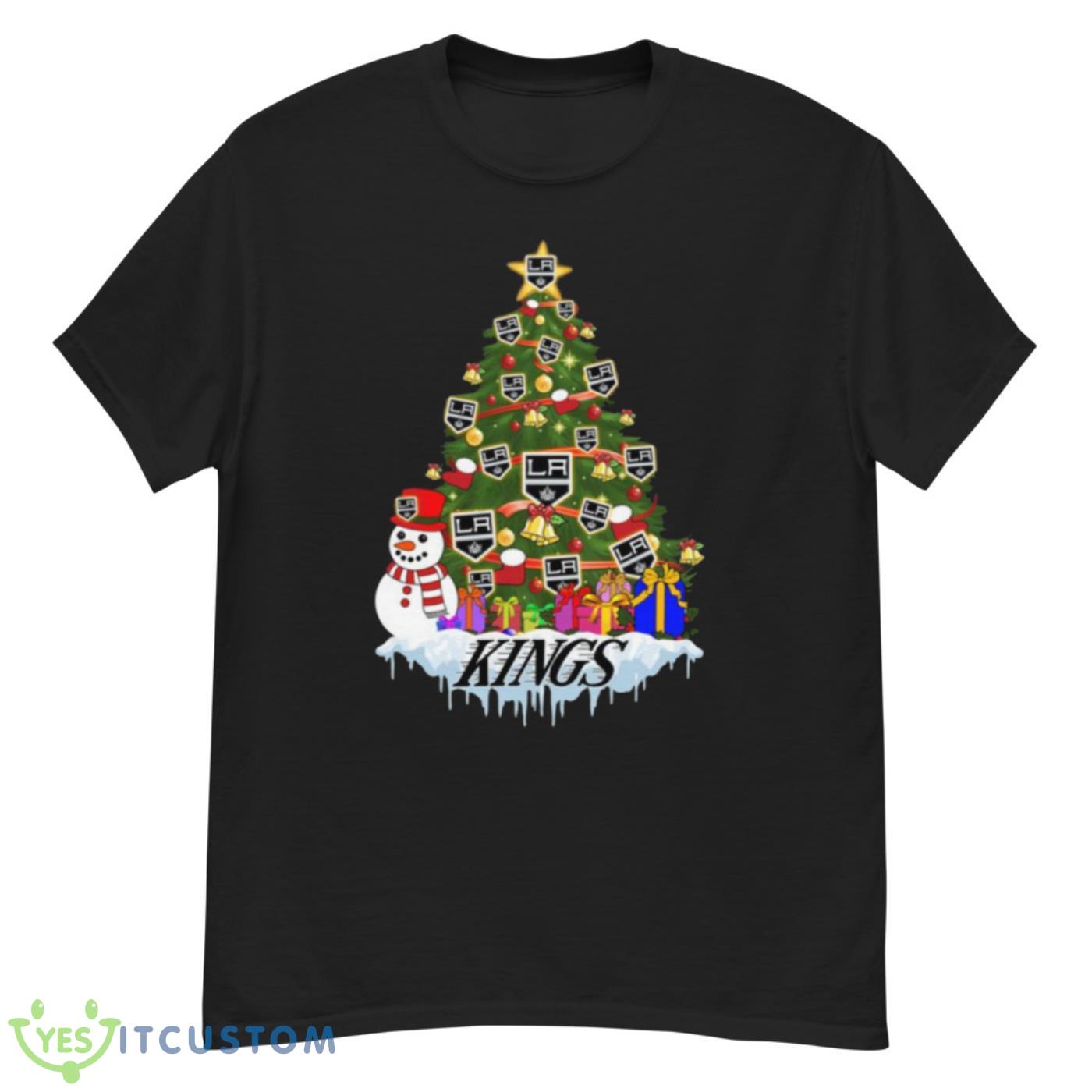 Los Angeles Kings Merry Christmas NHL Hockey Sports T Shirt 4 Los Angeles Kings Merry Christmas NHL Hockey Sports T Shirt - G500 Men’s Classic T-Shirt