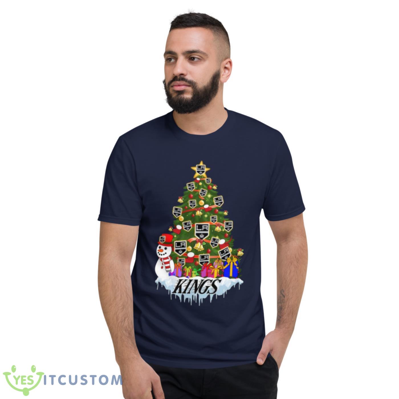 Los Angeles Kings Merry Christmas NHL Hockey Sports T Shirt 5 Los Angeles Kings Merry Christmas NHL Hockey Sports T Shirt - Short Sleeve T-Shirt
