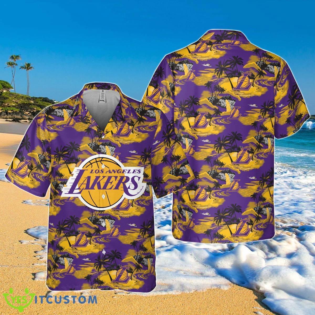 Los Angeles Lakers Hawaiian Shirt Impressive Gift For Men And Women Product Photo 1