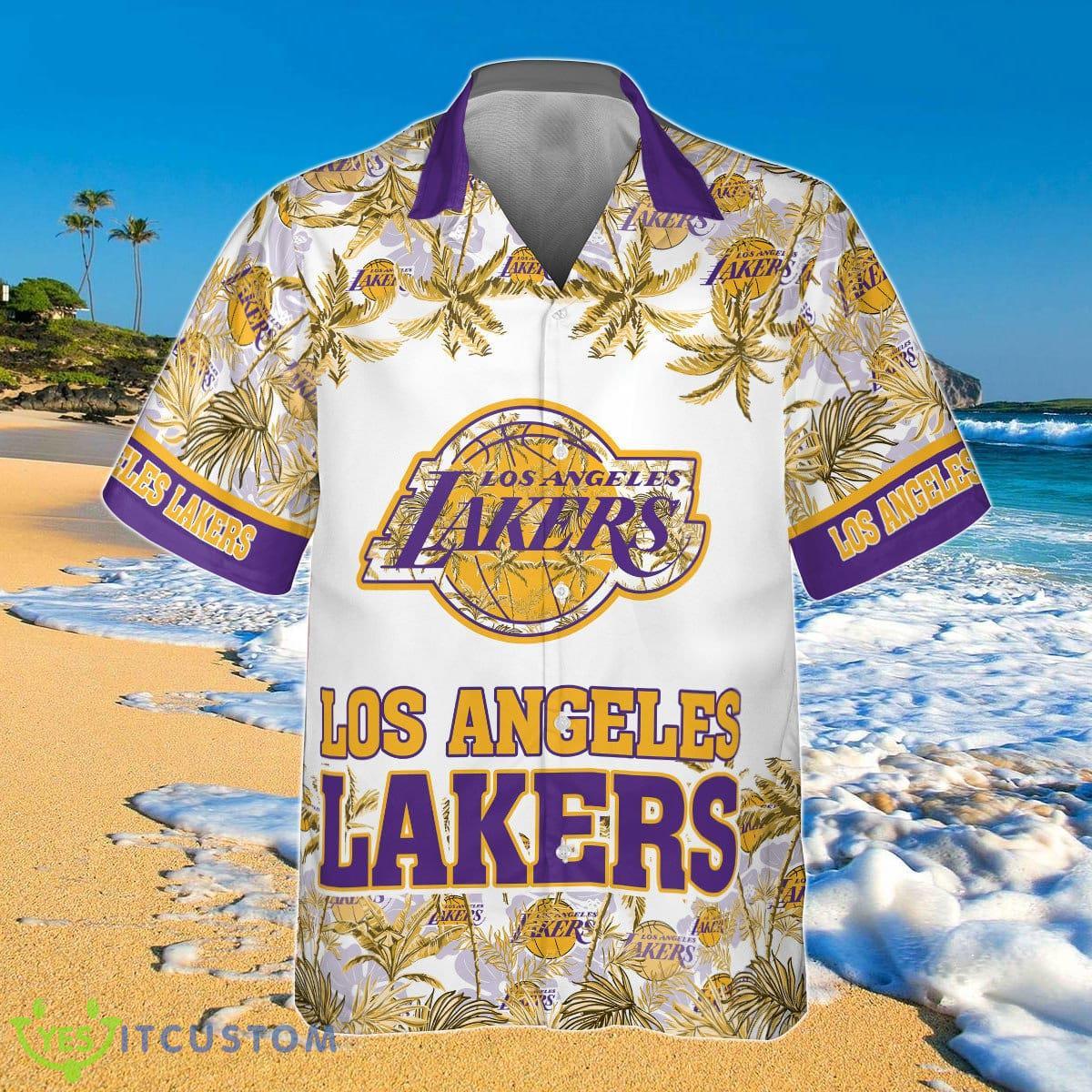 Los Angeles Lakers Hawaiian Shirt Style Gift For Friends Product Photo 1