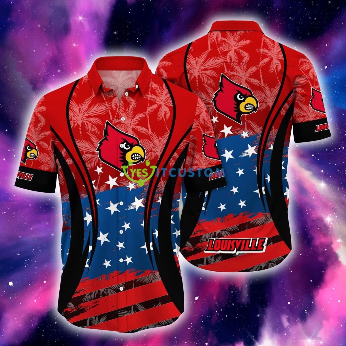 Louisville Cardinals NCAA2 Hawaiian Shirt Trending Style For Fans Product Photo 1