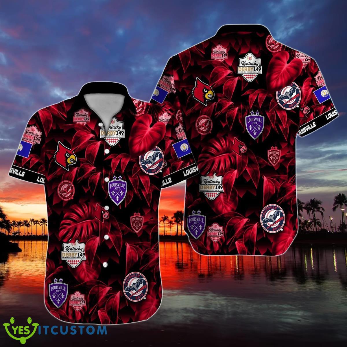Louisville Hawaii Shirt Sport Teams Best Gift Product Photo 1