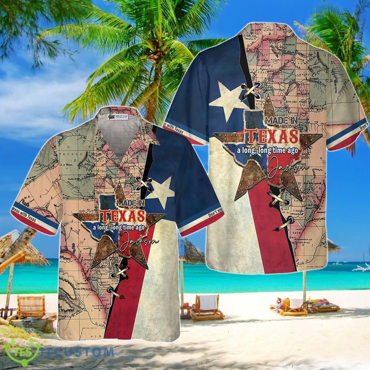 Made In Texas A Long, Long Time Ago Custom Hawaiian Shirt Product Photo 1