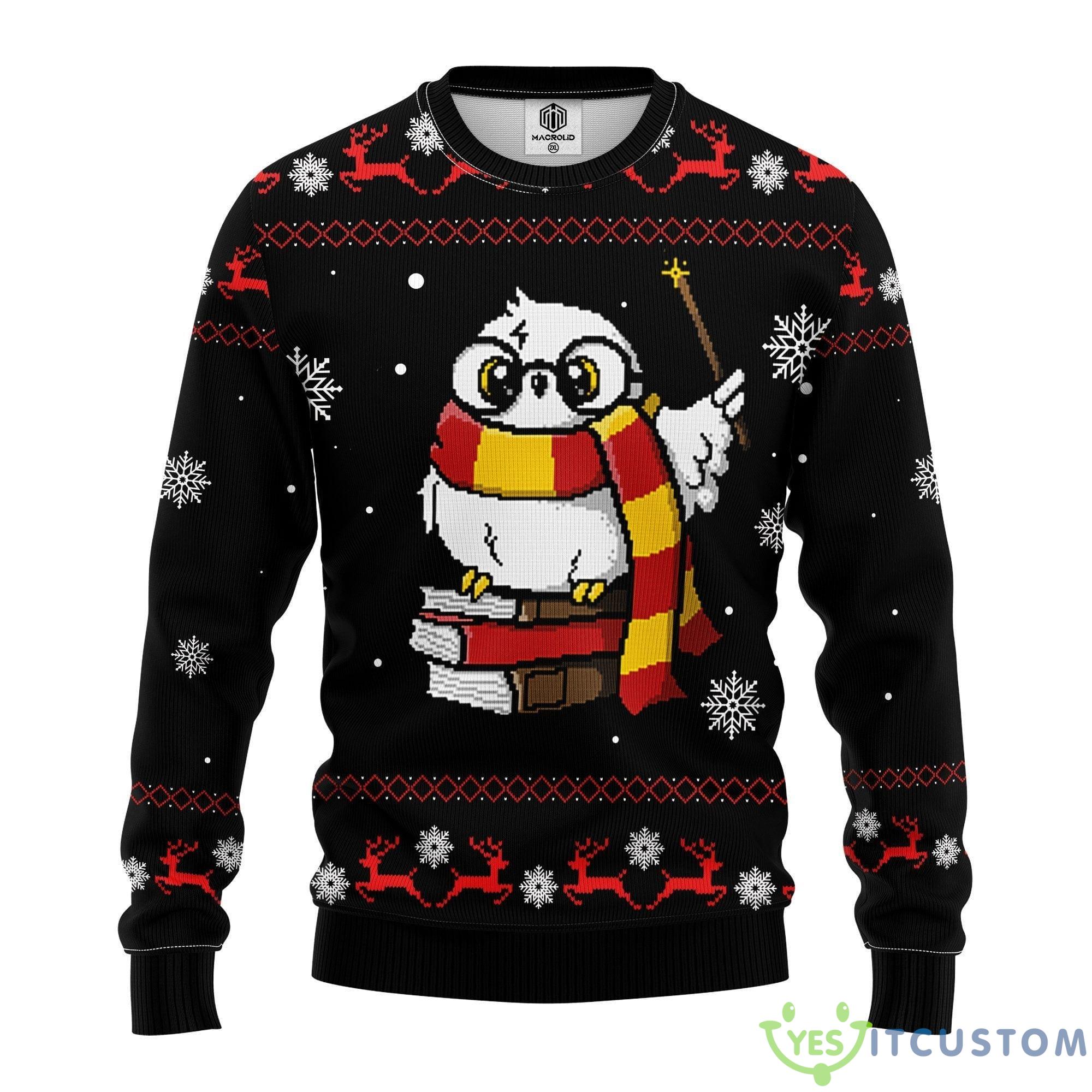 Magic Owl Thanksgiving Women Mens Ugly Christmas Sweater - Magic Owl Ugly Christmas Sweater Amazing Gift Idea Thanksgiving Gift_1