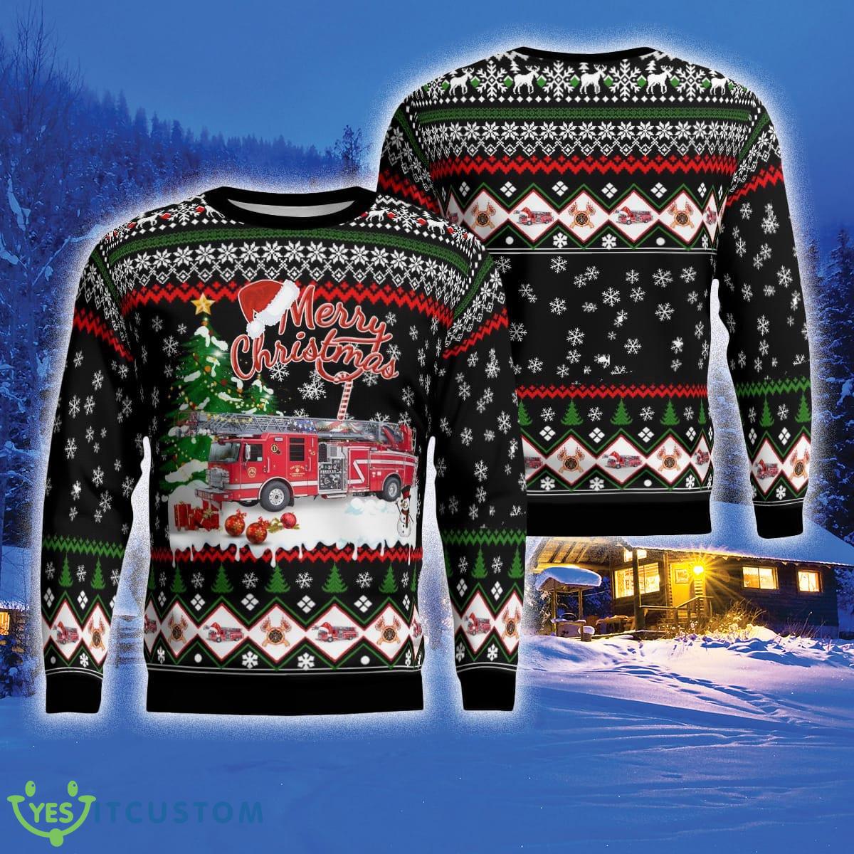 Mandeville Louisiana St Tammany Fire Protection District No.4 3D Sweater For Men And Women Gift For Christmas - Mandeville, Louisiana, St Tammany Fire Protection District No.4 Ugly Sweater_1