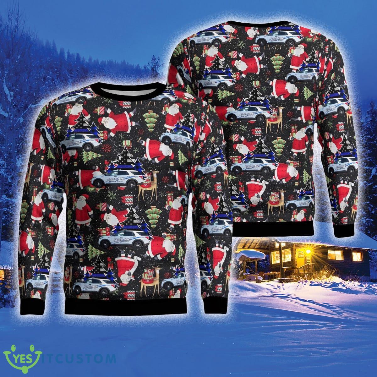 Maple Park Police Department Unit 103 Maple Park Illinois 3D Sweater For Men And Women Gift For Christmas - Maple Park Police Department Unit 103, Maple Park, Illinois Christmas Ugly Sweater_1