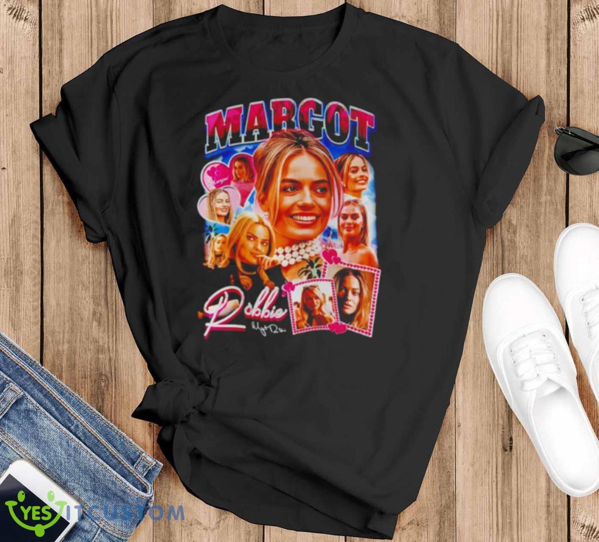 Margot Robbie Barbie Shirt - Black T-Shirt