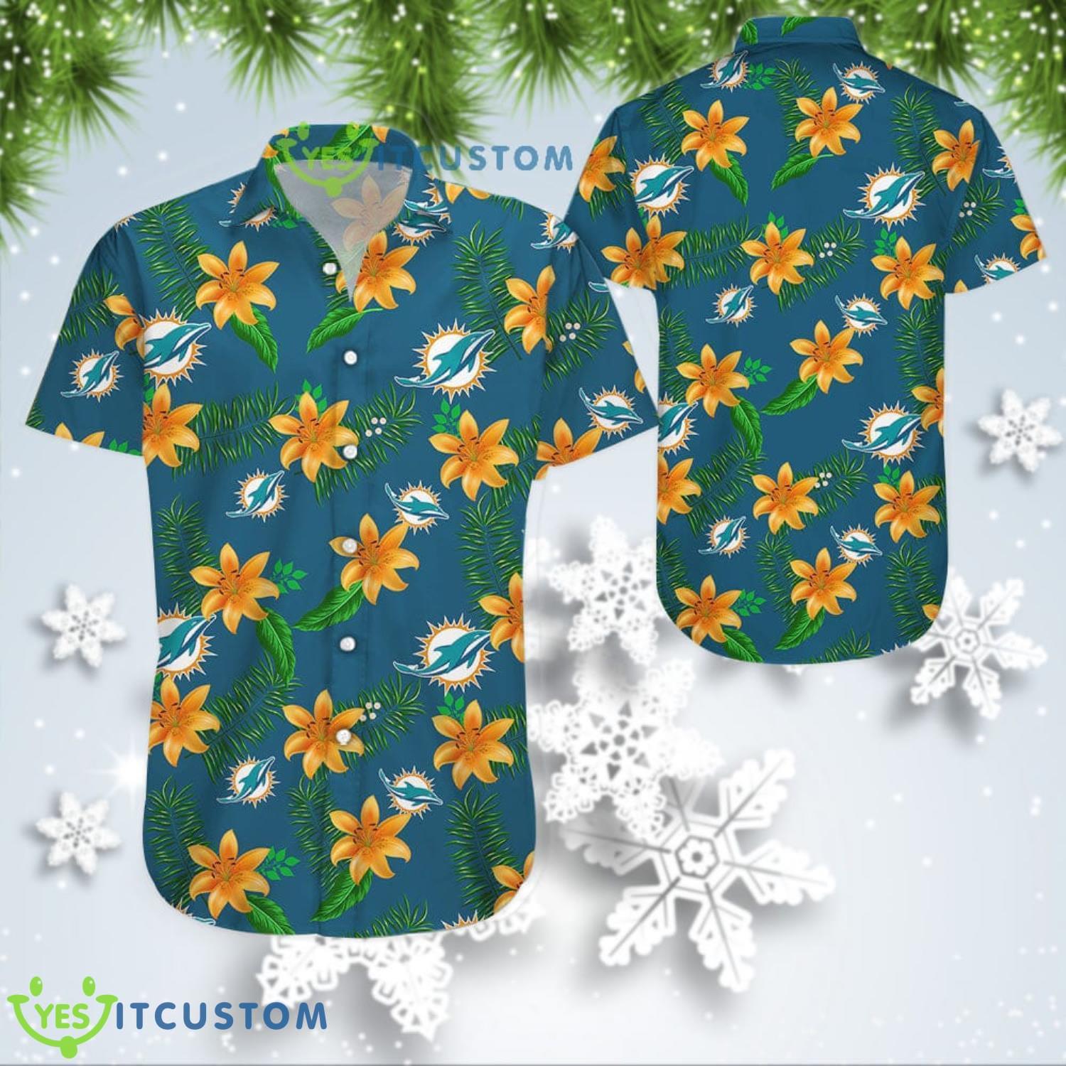 Miami Dolphins Hawaiian Aloha Best Gift For Summer Vacation Hawaiian Shirt 2 Miami Dolphins Hawaiian Aloha Best Gift For Summer Vacation Hawaiian Shirt Product Photo 1