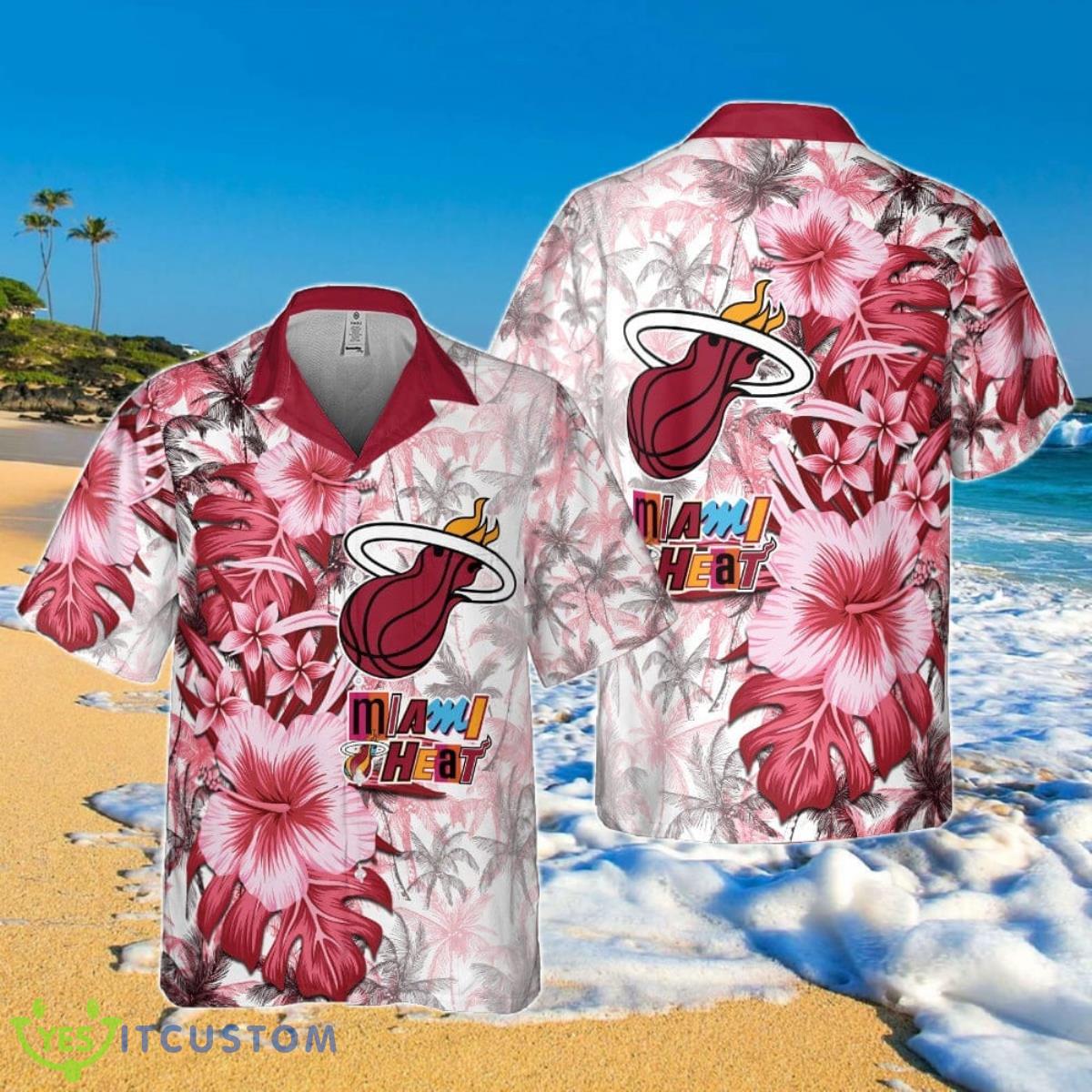 Miami Heat Hawaiian Shirt Impressive Gift For Friends Product Photo 1