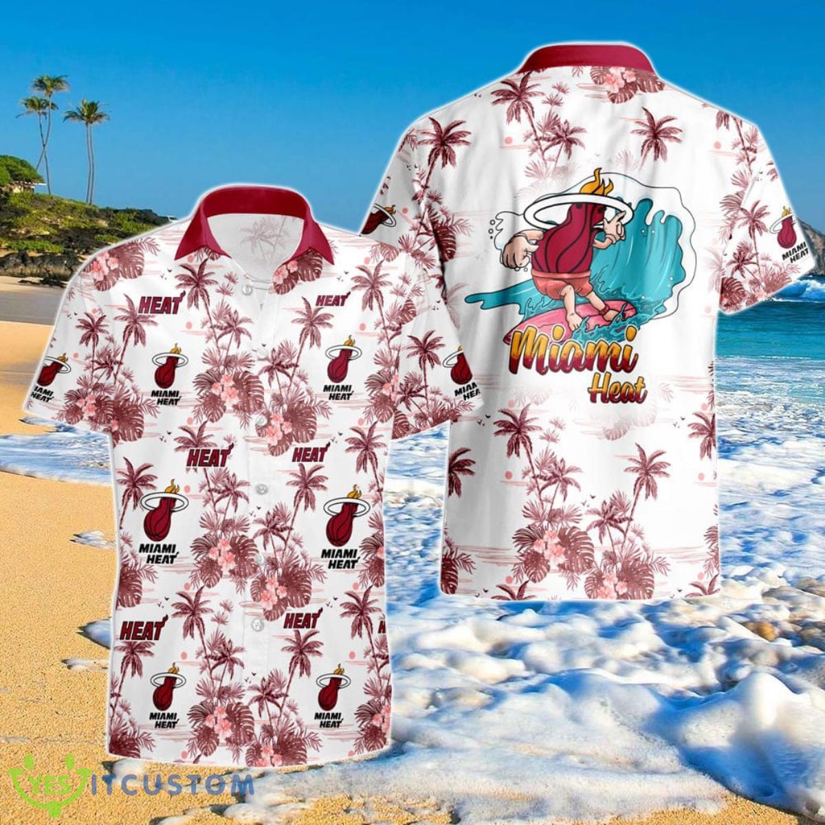 Miami Heat Hawaiian Shirt Style Gift For Men And Women Product Photo 1