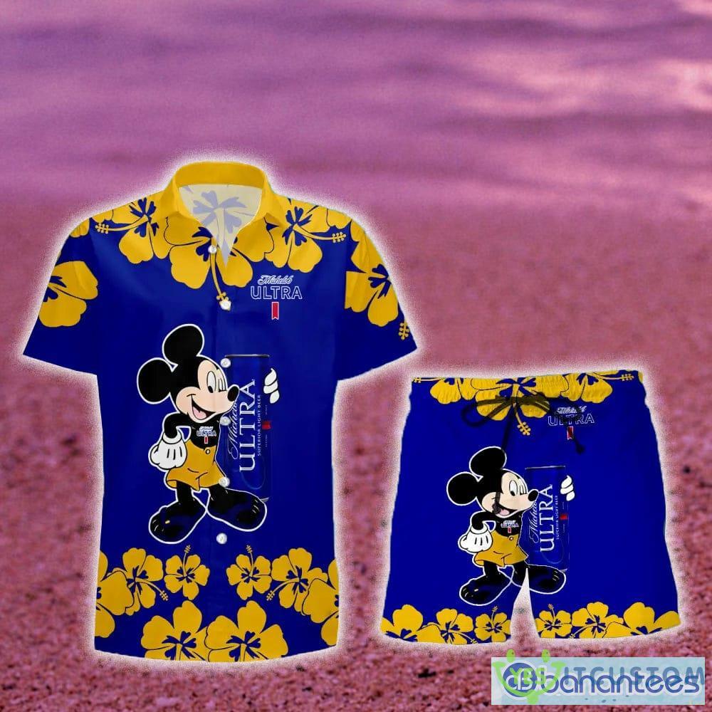 Michelob Ultra Mickey Mouse Hibicus Flower Gift Hawaiian Set Shirt And Short Summer Beach 5 Michelob Ultra Mickey Mouse Hibicus Flower Gift Hawaiian Set Shirt And Short Summer Beach - Michelob Ultra Mickey Mouse Hibicus Flower Hawaiian Shirt And Short_2