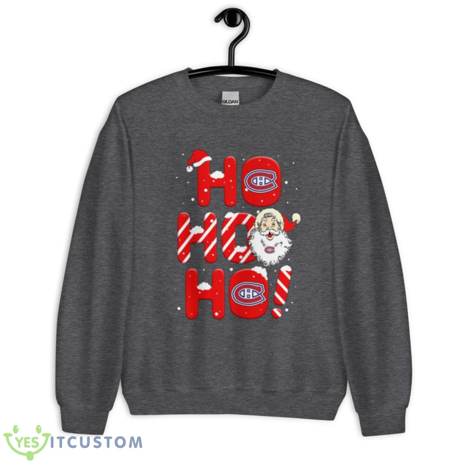 Montreal Canadiens NHL Hockey Ho Ho Ho Santa Claus Merry Christmas Shirt T Shirt 19 Montreal Canadiens NHL Hockey Ho Ho Ho Santa Claus Merry Christmas Shirt T Shirt - Unisex Crewneck Sweatshirt