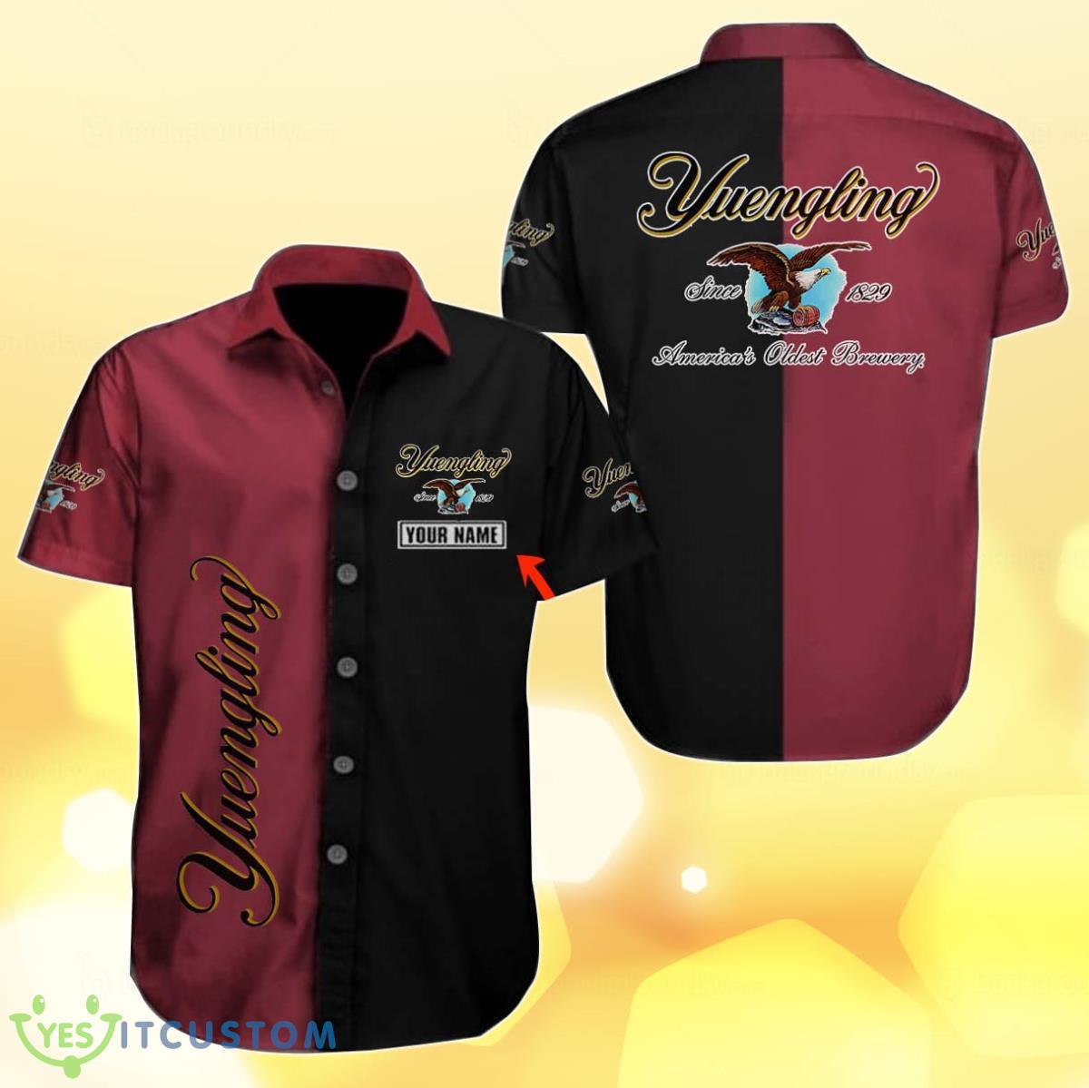 Multicolor Yuengling Hawaii Shirt Custom Name Style Gift For Men And Women Fans Product Photo 1