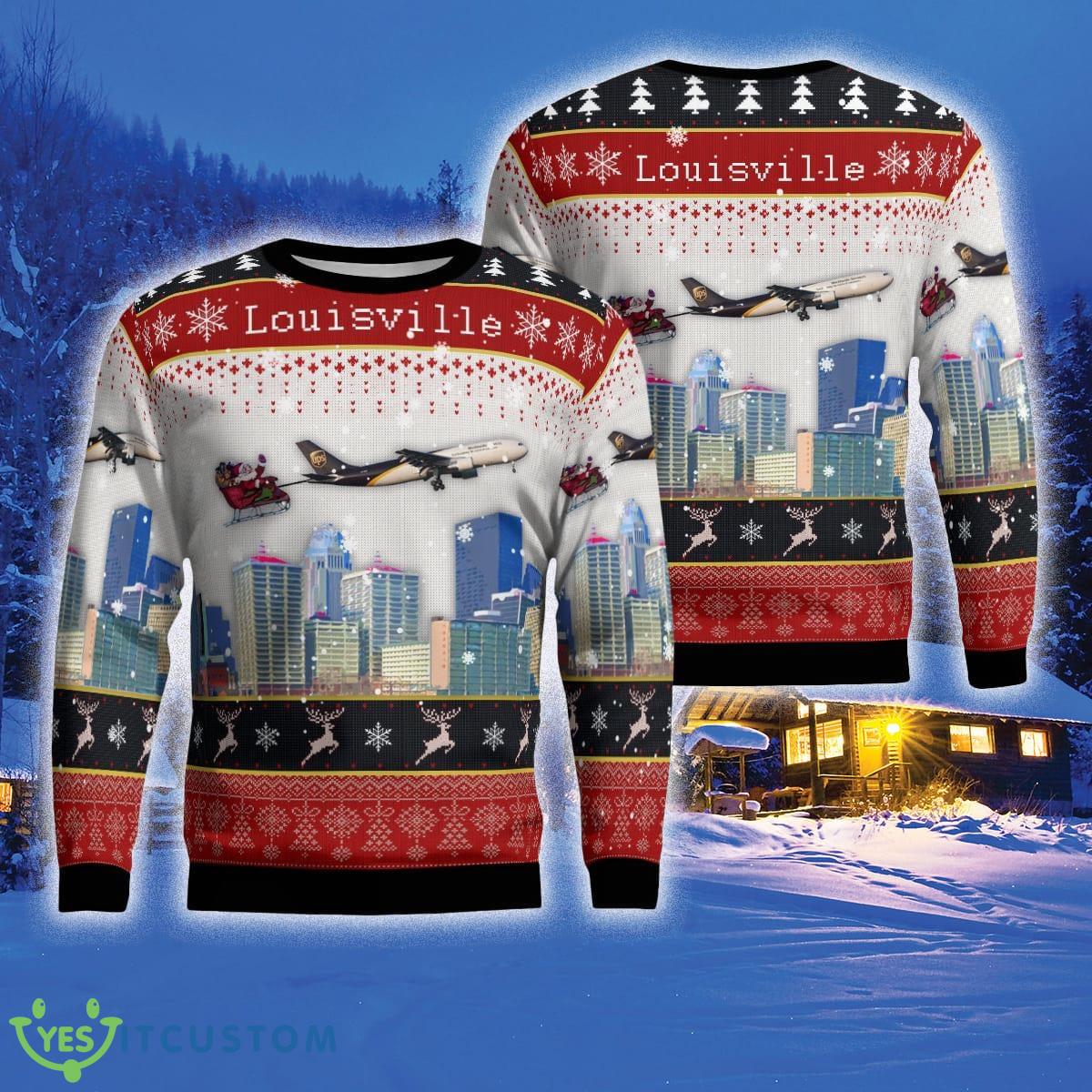 NLMP3009BC08 UPS Airbus A300F4-622R With Santa Over Louisville 3D Sweater For Men And Women Gift For Christmas - NLMP3009BC08 UPS Airbus A300F4-622R With Santa Over Louisville Christmas_1