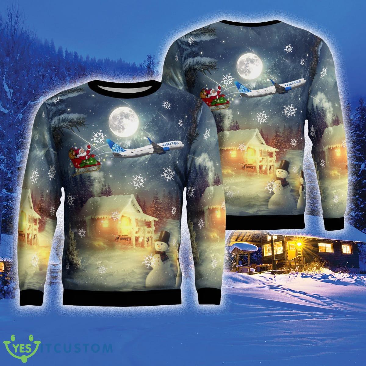 NLSI0410BC10 United Airlines Boeing 737-924ER 3D Sweater For Men And Women Gift For Christmas - NLSI0410BC10 United Airlines Boeing 737-924ER_1