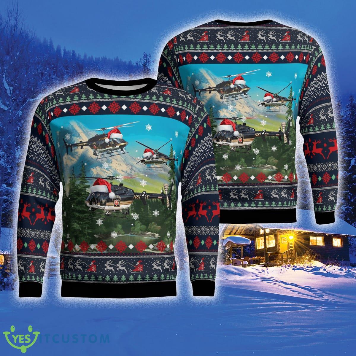 NLSI0510BC15 Pennsylvania State Police Bell 407GX 3D Sweater For Men And Women Gift For Christmas - NLSI0510BC15 Pennsylvania State Police Bell 407GX Christm_1