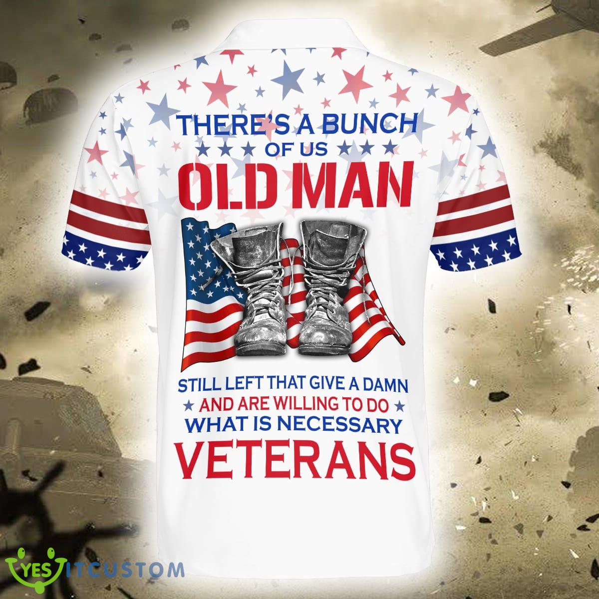 Old Men Veterans Independence Day Polo Shirt - Independence Day - Unisex Hawaiian Shirt - Short_12