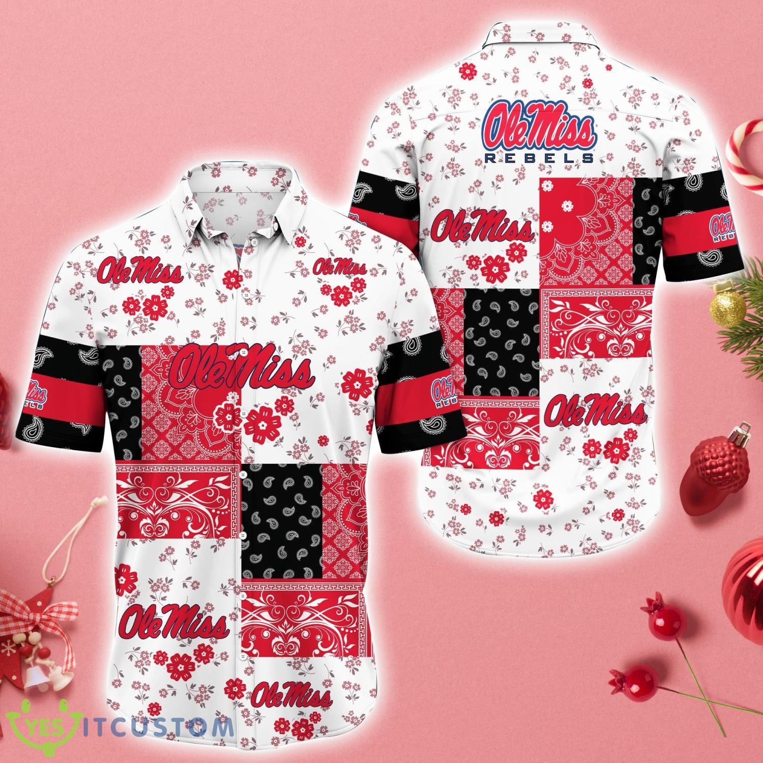 Ole Miss Rebels 2023 Trending Designs Aloha Hawaiian Shirt Summer Gift For Fans Product Photo 1