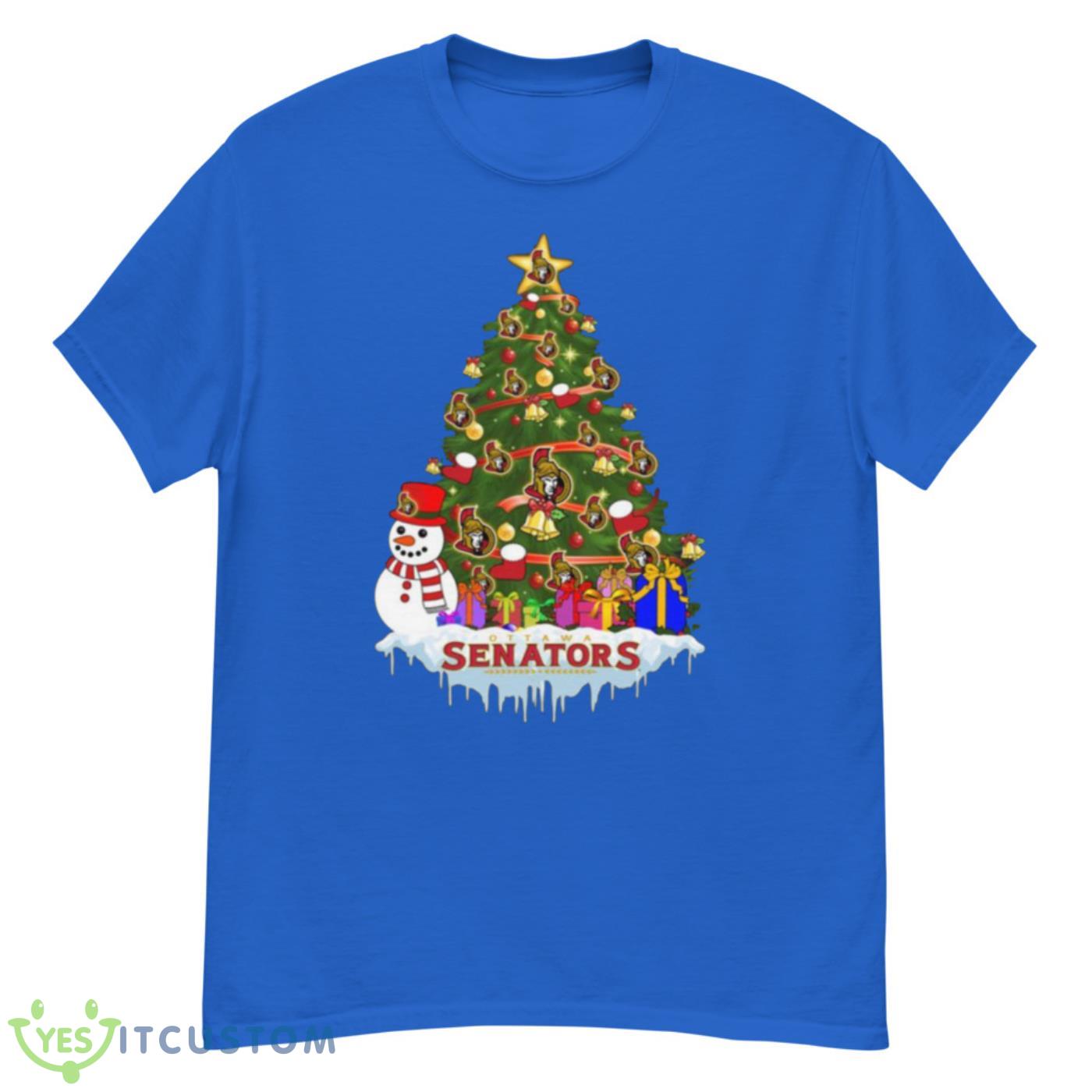 Ottawa Senators Merry Christmas NHL Hockey Sports T Shirt 17 Ottawa Senators Merry Christmas NHL Hockey Sports T Shirt - G500 Men’s Classic T-Shirt-2
