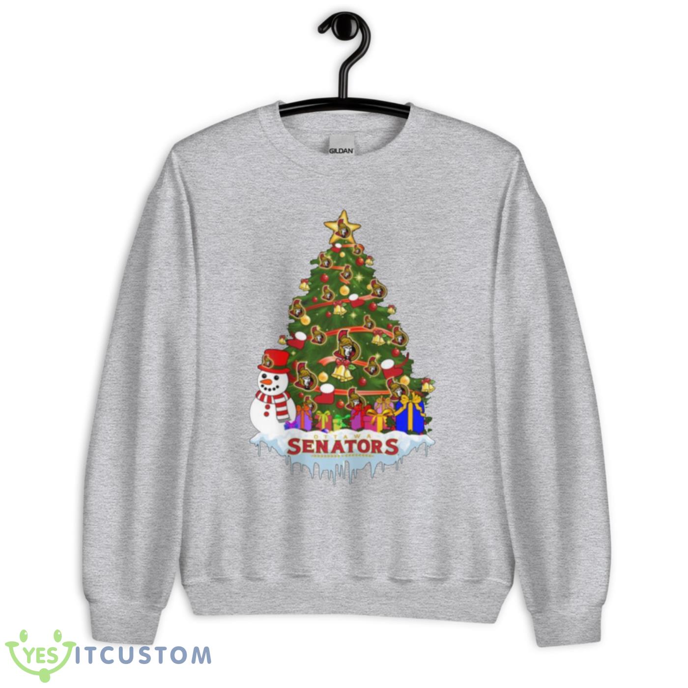 Ottawa Senators Merry Christmas NHL Hockey Sports T Shirt 6 Ottawa Senators Merry Christmas NHL Hockey Sports T Shirt - Unisex Crewneck Sweatshirt-1