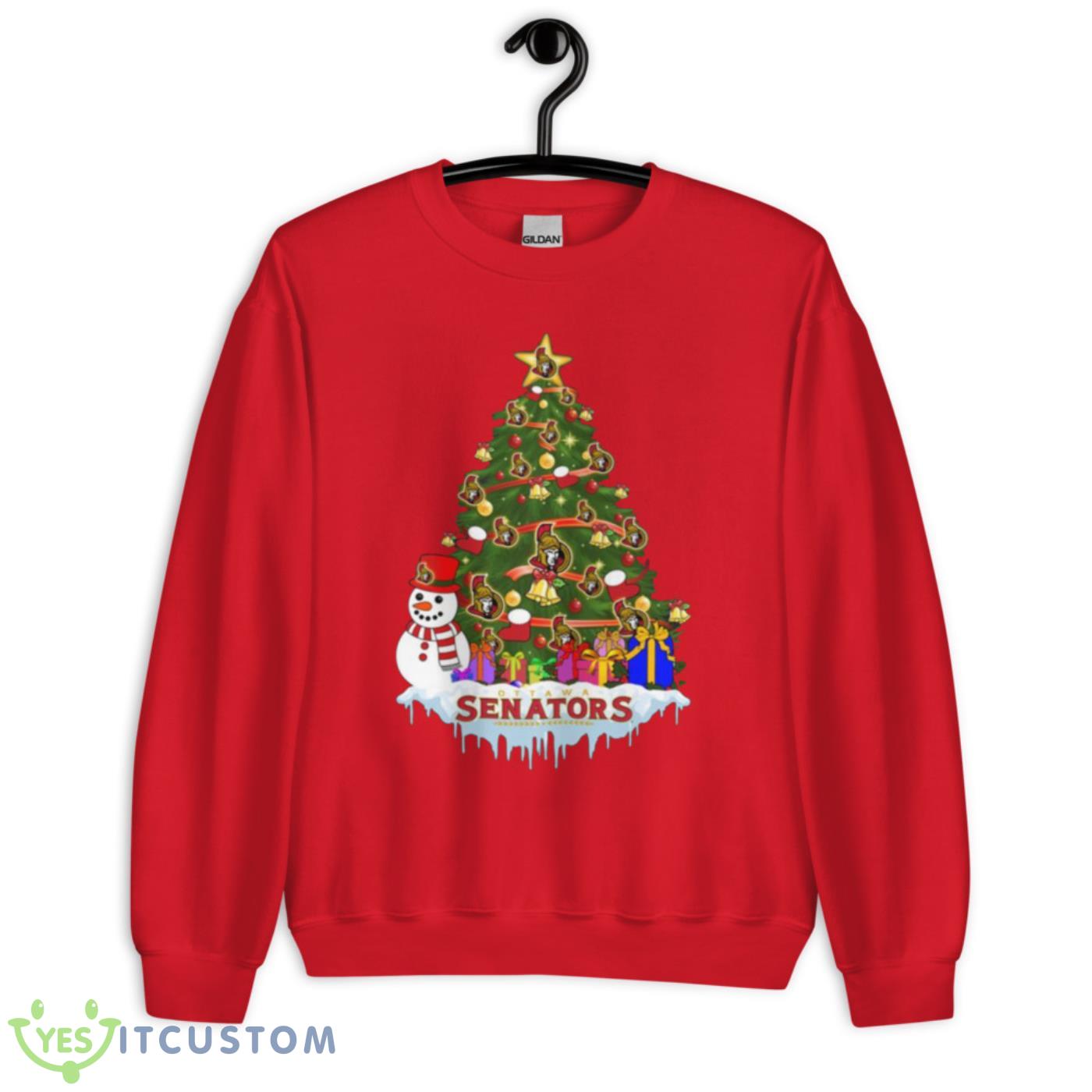 Ottawa Senators Merry Christmas NHL Hockey Sports T Shirt 7 Ottawa Senators Merry Christmas NHL Hockey Sports T Shirt - Unisex Crewneck Sweatshirt