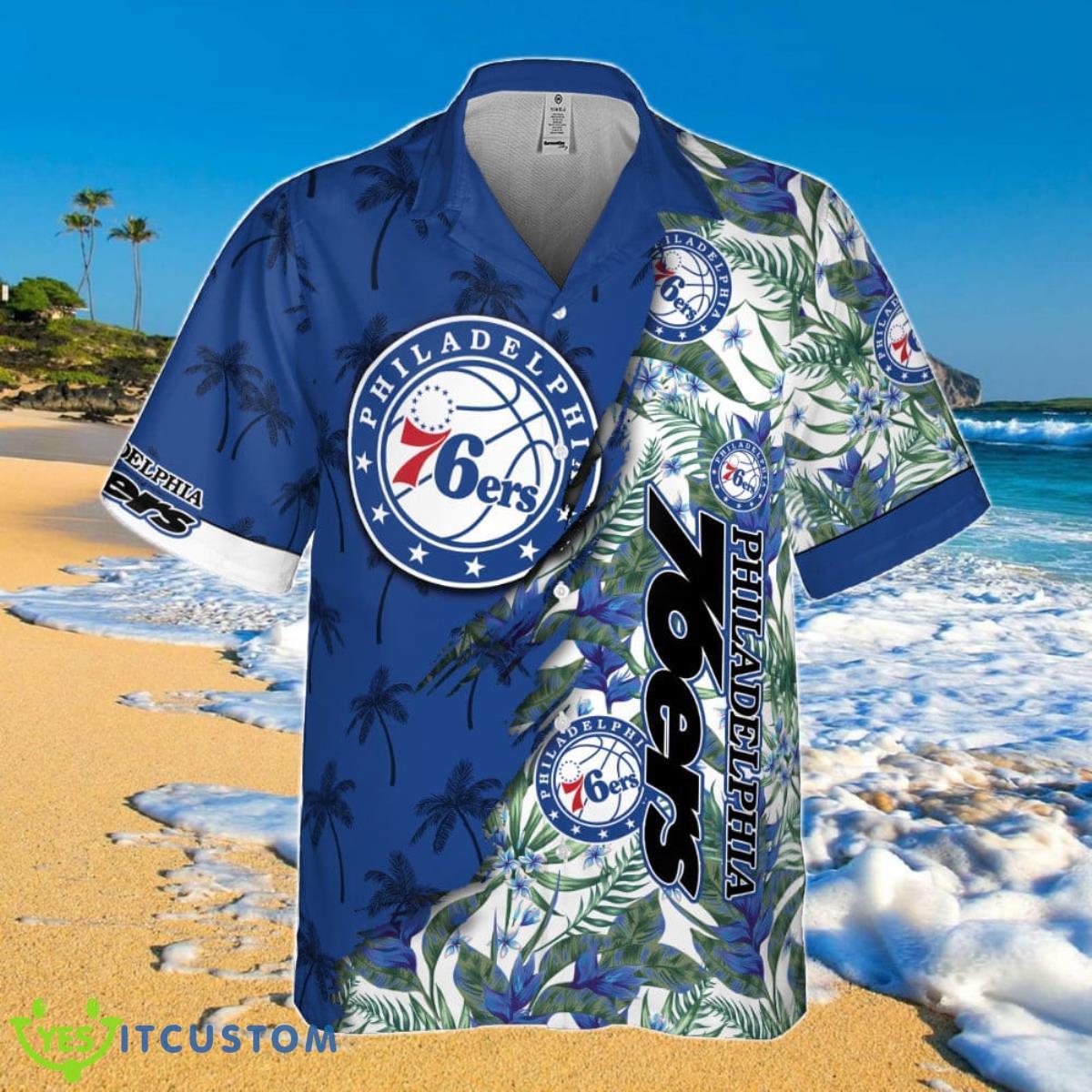 Philadelphia 76ers Hawaiian Shirt Best Gift For Friends Product Photo 2