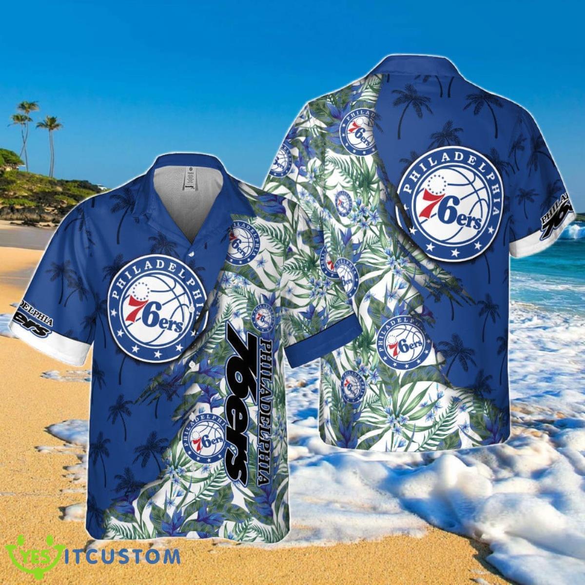 Philadelphia 76ers Hawaiian Shirt Best Gift For Friends Product Photo 1