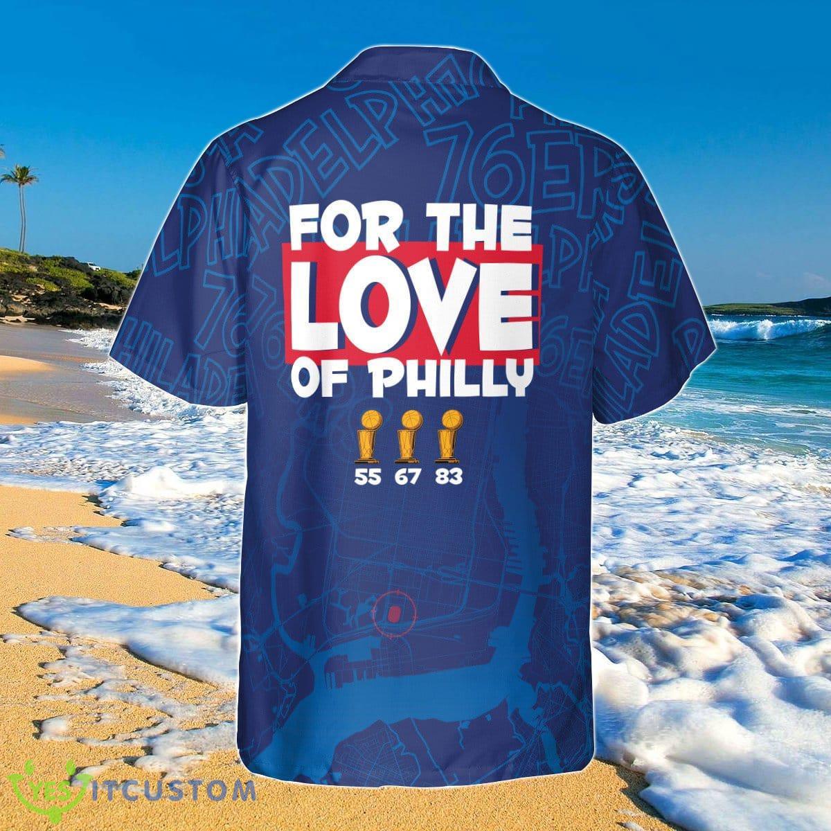 Philadelphia 76ers Symbol For The Love Of Philly 3D Hawaiian Shirt Best Gift For Men And Women 3 Philadelphia 76ers Symbol For The Love Of Philly 3D Hawaiian Shirt Best Gift For Men And Women Product Photo 3