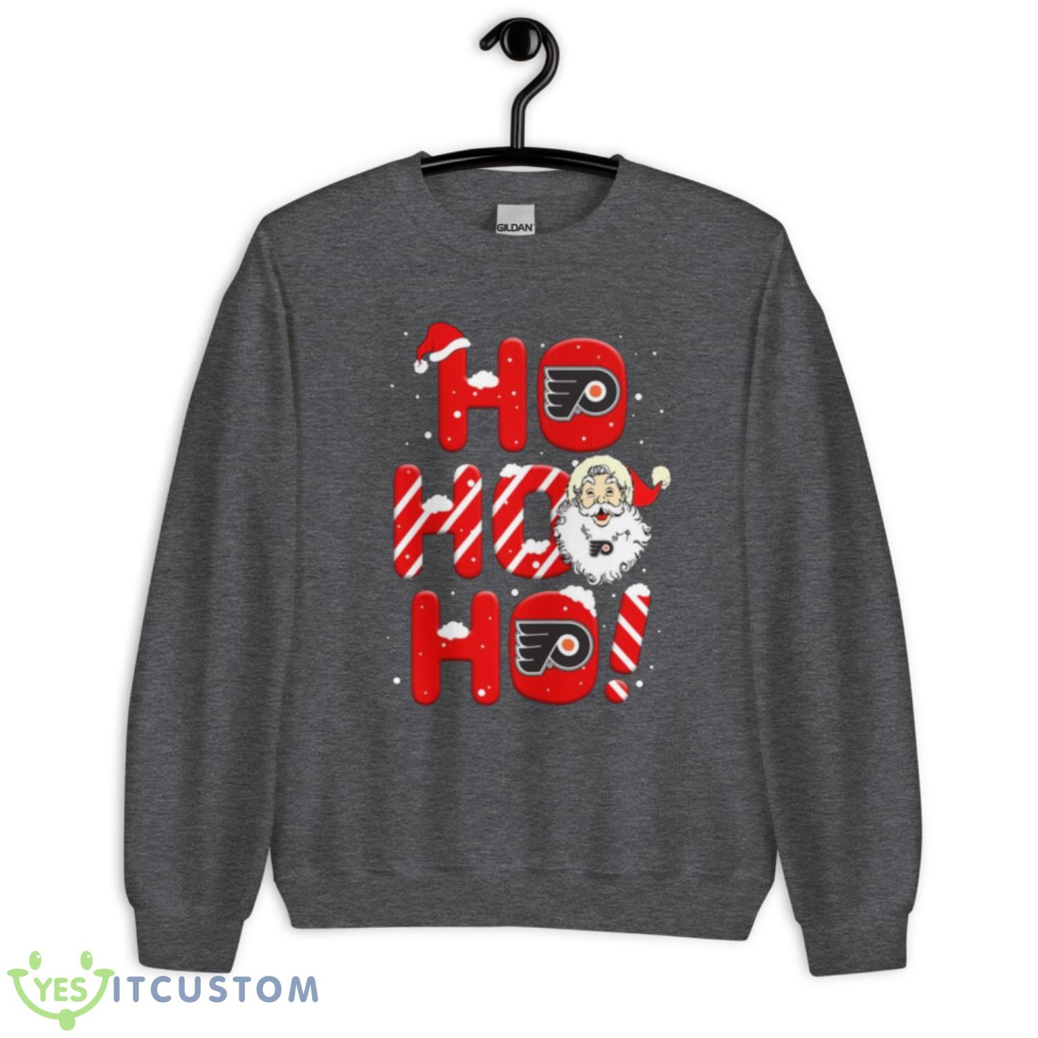 Philadelphia Flyers NHL Hockey Ho Ho Ho Santa Claus Merry Christmas Shirt T Shirt 7 Philadelphia Flyers NHL Hockey Ho Ho Ho Santa Claus Merry Christmas Shirt T Shirt - Unisex Crewneck Sweatshirt