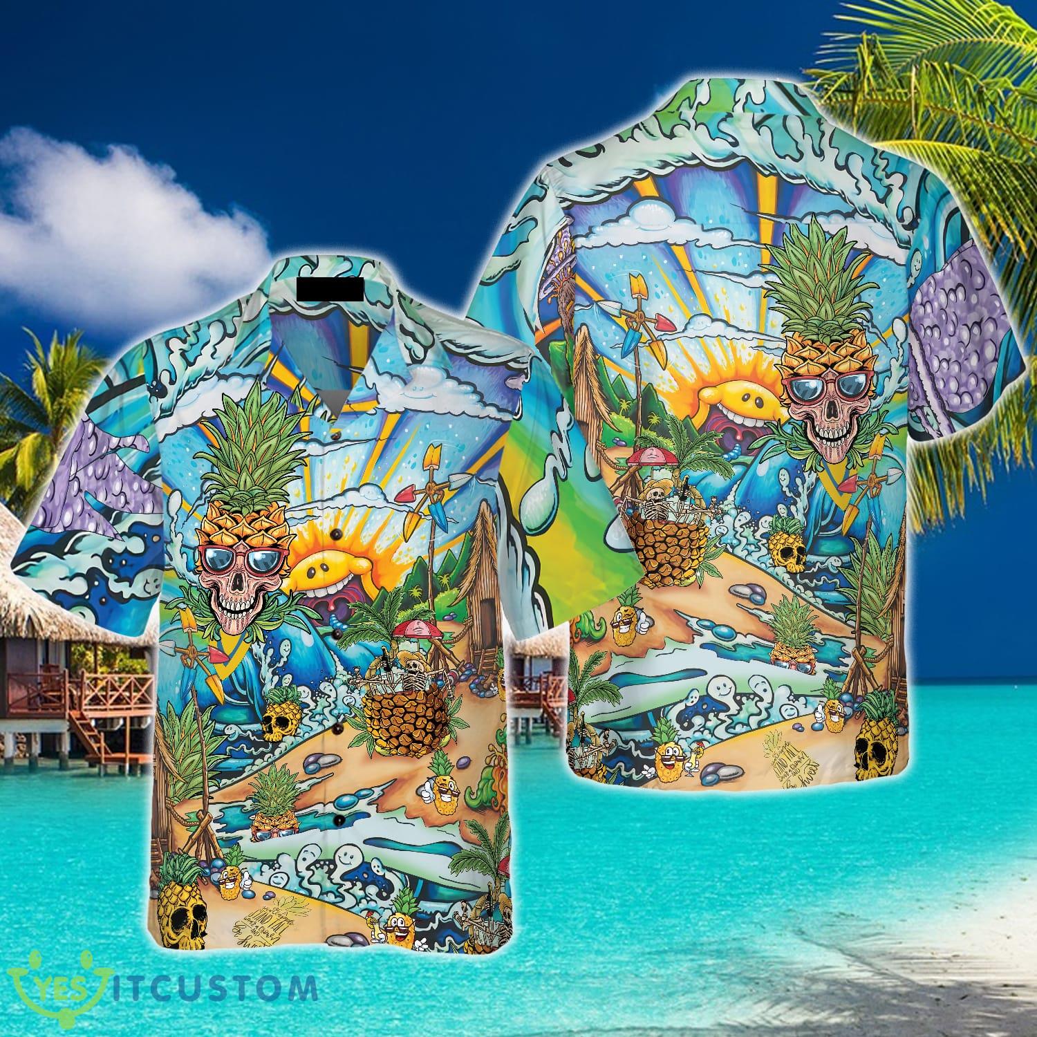 Pineapple Skull Beach 3D Hawaiian Shirt Beach Summer For Men And Women Gift 7 Pineapple Skull Beach 3D Hawaiian Shirt Beach Summer For Men And Women Gift - Pineapple Skull Beach Hawaiian Shirt_3