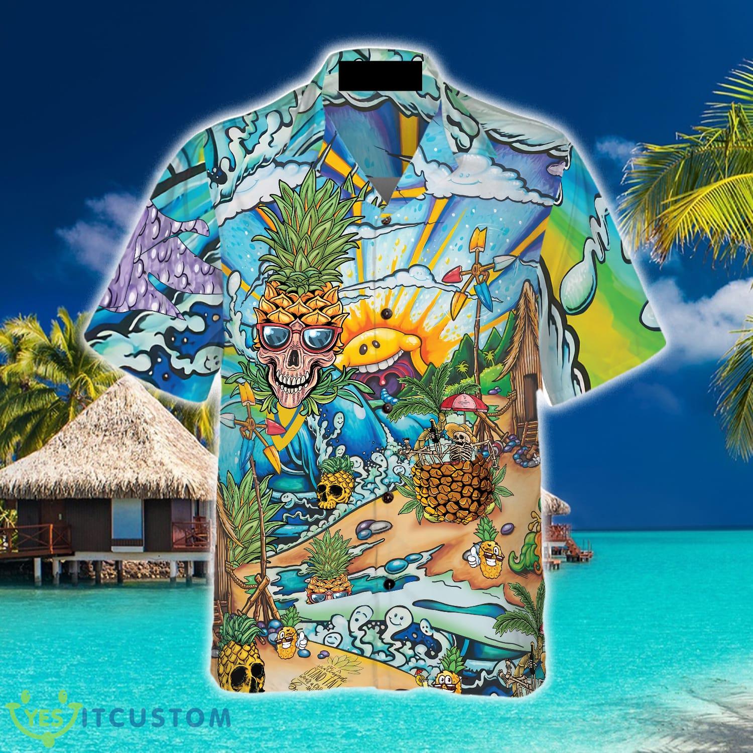 Pineapple Skull Beach 3D Hawaiian Shirt Beach Summer For Men And Women Gift 3 Pineapple Skull Beach 3D Hawaiian Shirt Beach Summer For Men And Women Gift - Pineapple Skull Beach Hawaiian Shirt_4