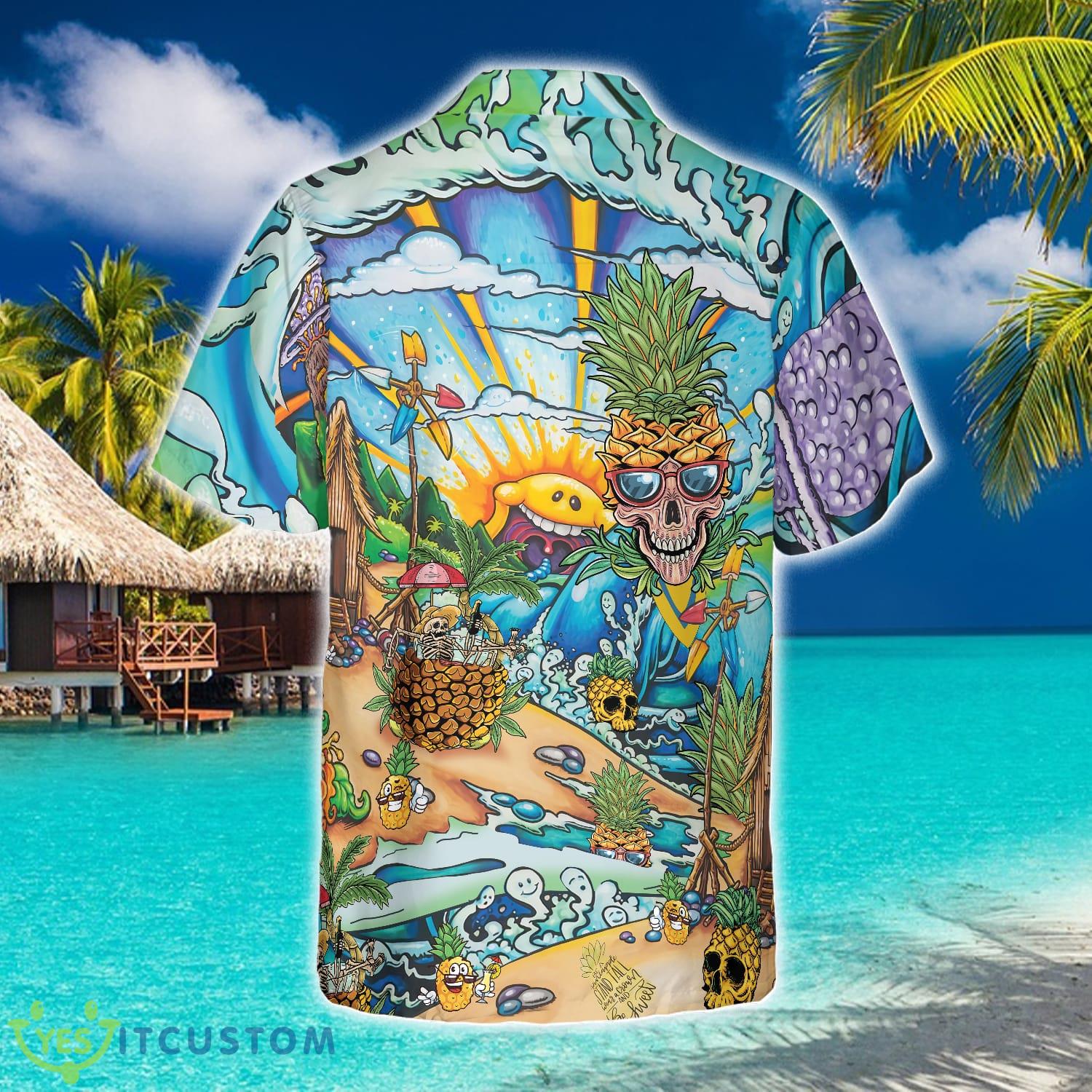 Pineapple Skull Beach 3D Hawaiian Shirt Beach Summer For Men And Women Gift 6 Pineapple Skull Beach 3D Hawaiian Shirt Beach Summer For Men And Women Gift - Pineapple Skull Beach Hawaiian Shirt_2